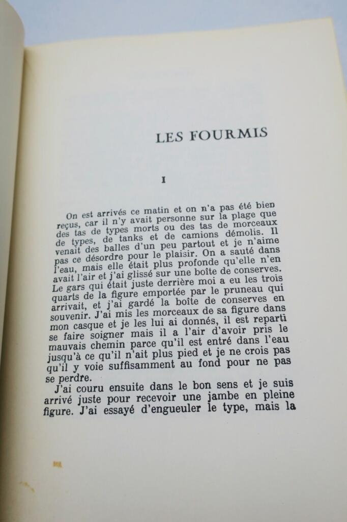 VIAN (Boris). Les Fourmis. P., E. Losfeld André Breton