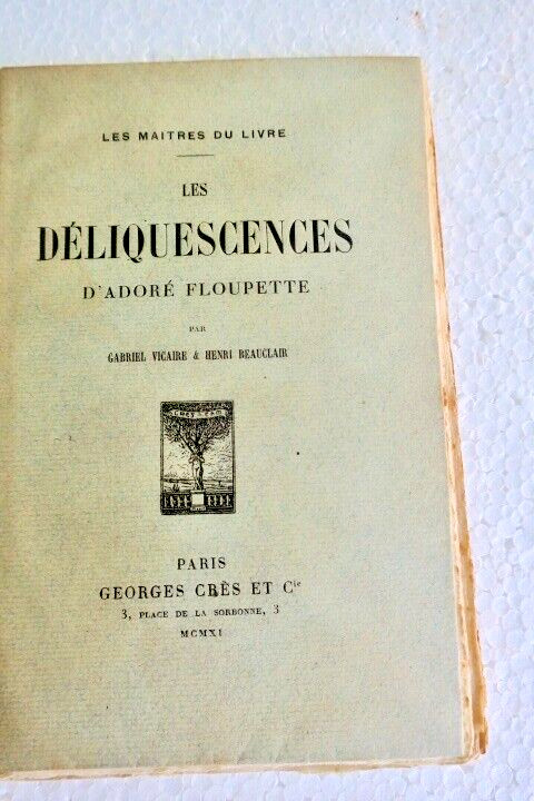 VICAIRE (Gabriel) & BEAUCLAIR (Henri) Les déliquescences d'Adoré Floupette – Image 3