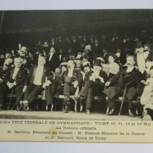 Vichy fête fédérale de gymnastique 1913 Barthou