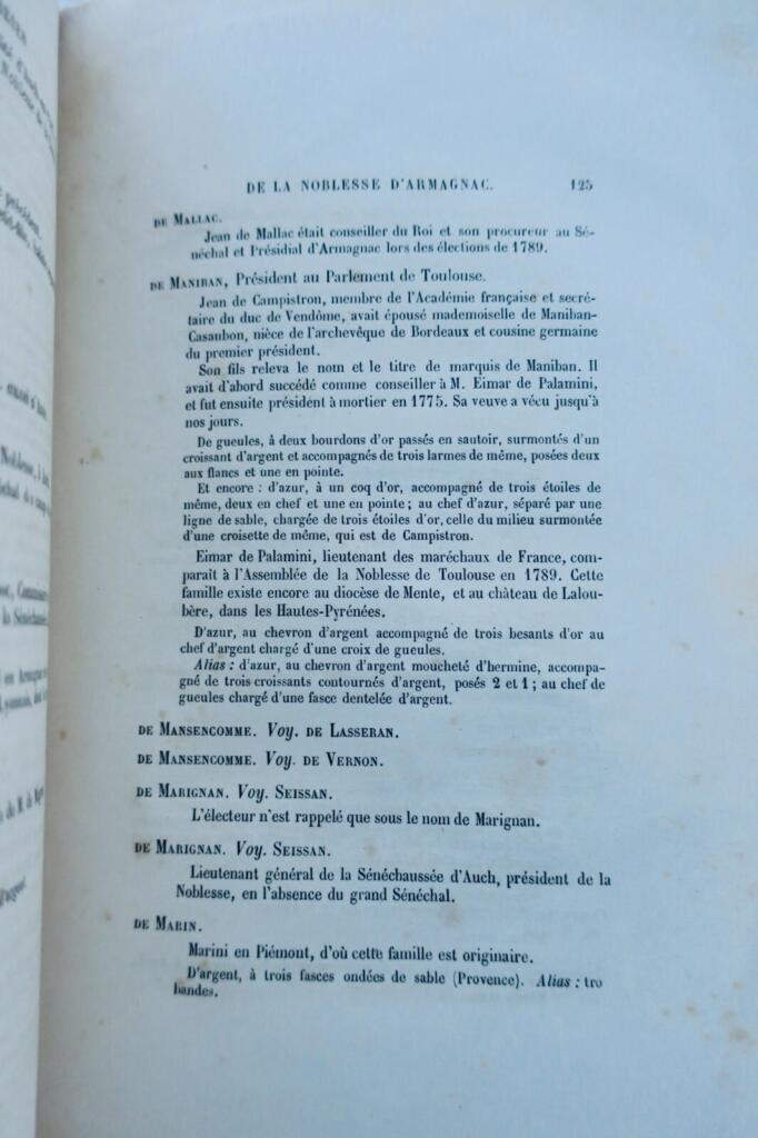 Adel der Armagnac 1789: Protokolle und Beschwerden