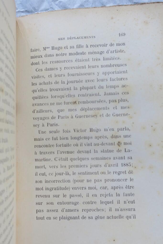 Unveröffentlichte Erinnerungen von Victor Hugo