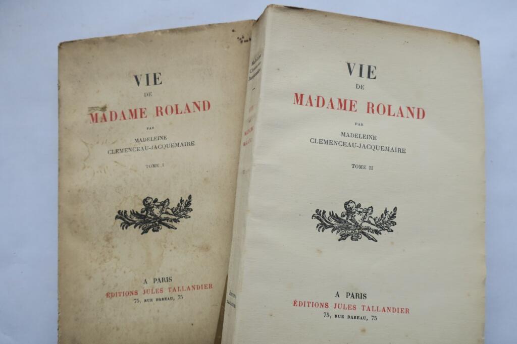 Vie de Madame Roland + dédicace