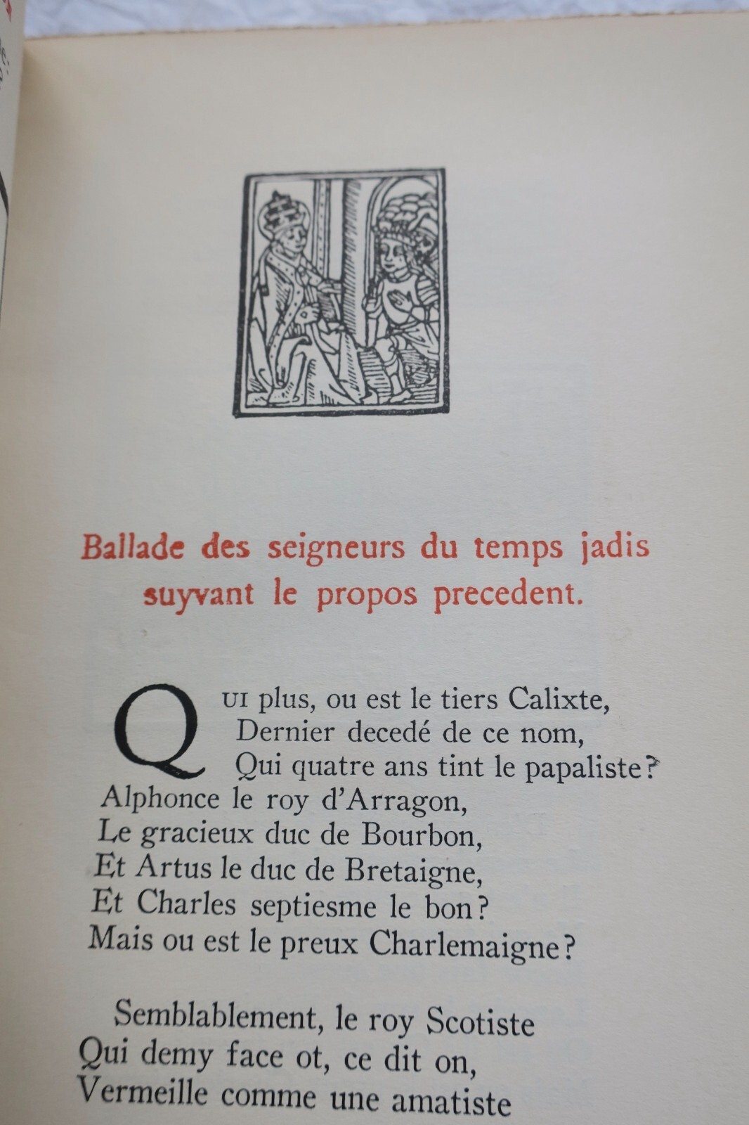 Villon Françoys Les oeuvres de Françoys Villon de Paris contenant Les Lais... – Image 7