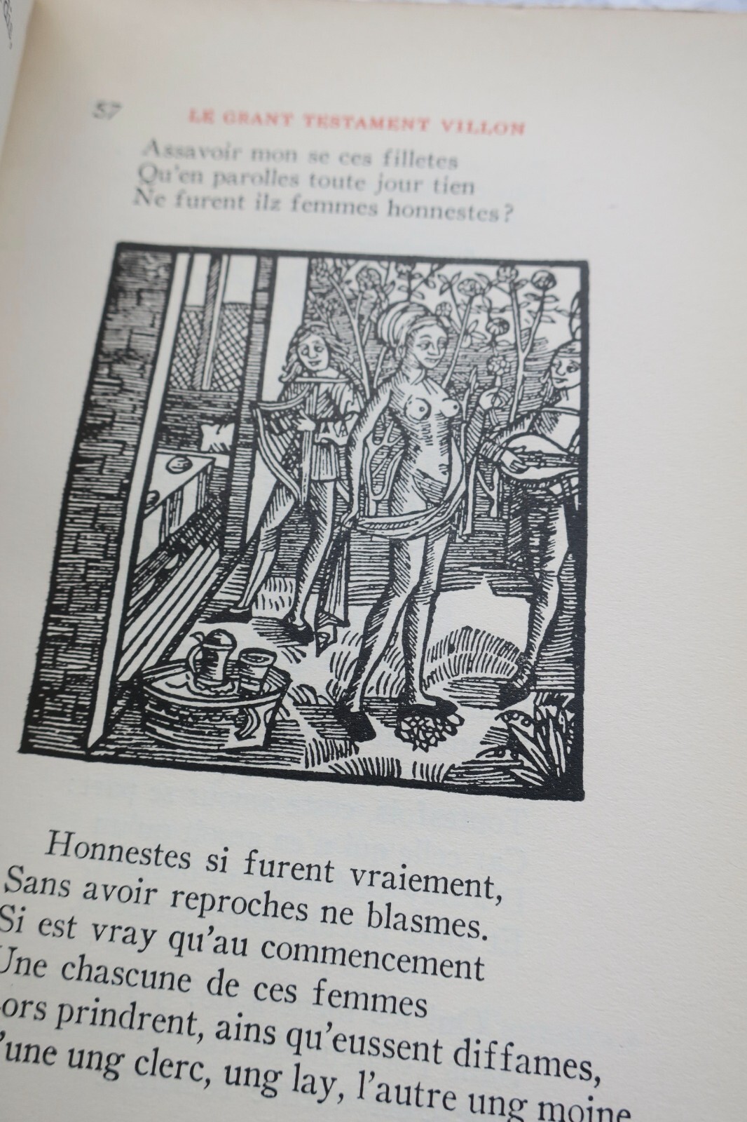 Villon Françoys Les oeuvres de Françoys Villon de Paris contenant Les Lais... – Image 6