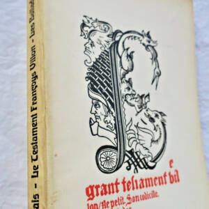 Villon Françoys Les oeuvres de Françoys Villon de Paris contenant Les Lais...