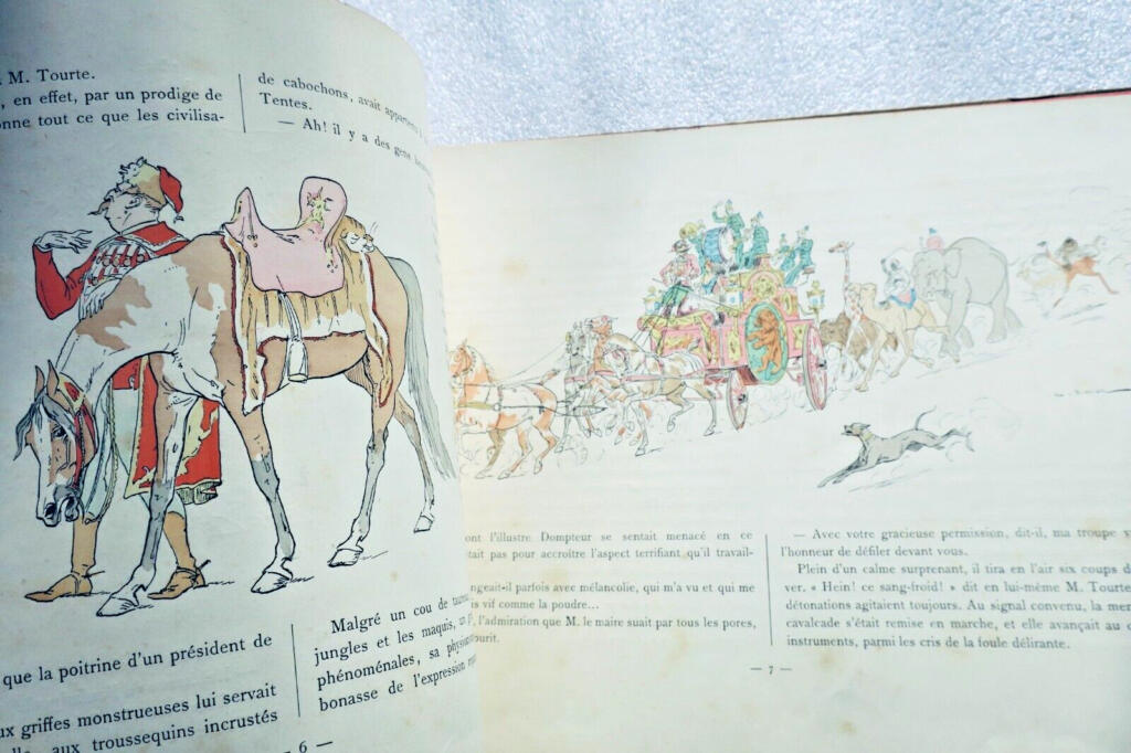 Illustriertes Buch über einen berühmten Dompteur
