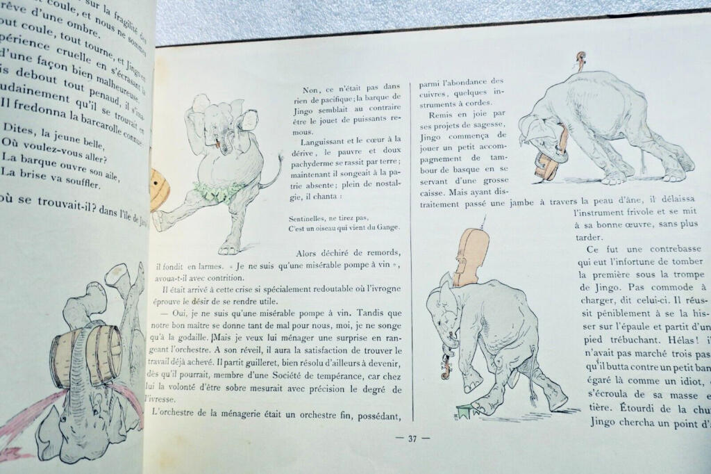 Illustriertes Buch über einen berühmten Dompteur