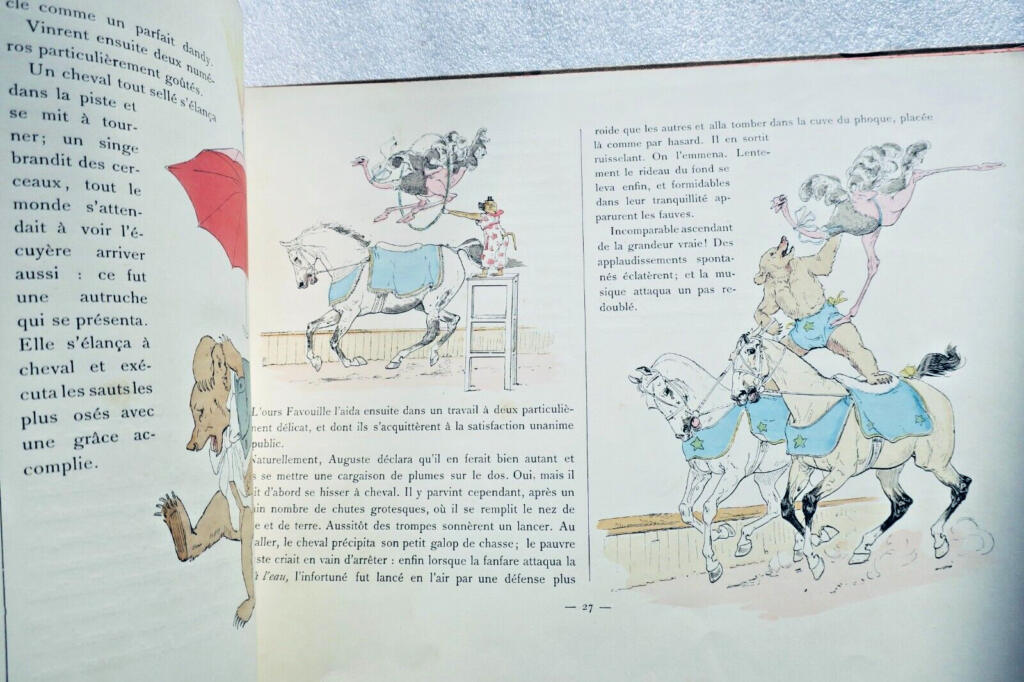 Illustriertes Buch über einen berühmten Dompteur