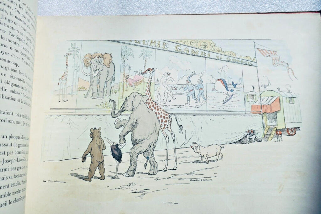 Illustriertes Buch über einen berühmten Dompteur