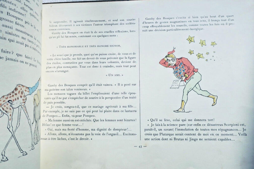 Illustriertes Buch über einen berühmten Dompteur