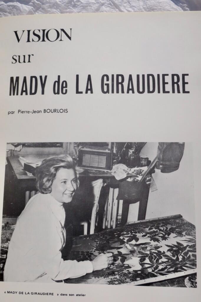 Kunststudie über Mady de la Giraudière
