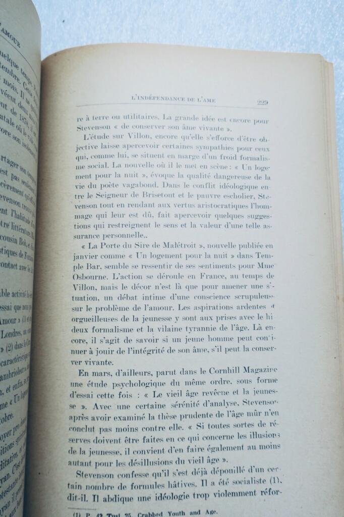 Stevenson's Literary Calling and Life Path