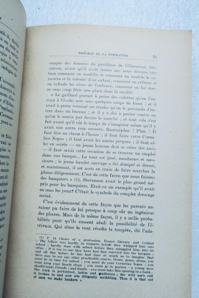 Stevenson's Literary Calling and Life Path