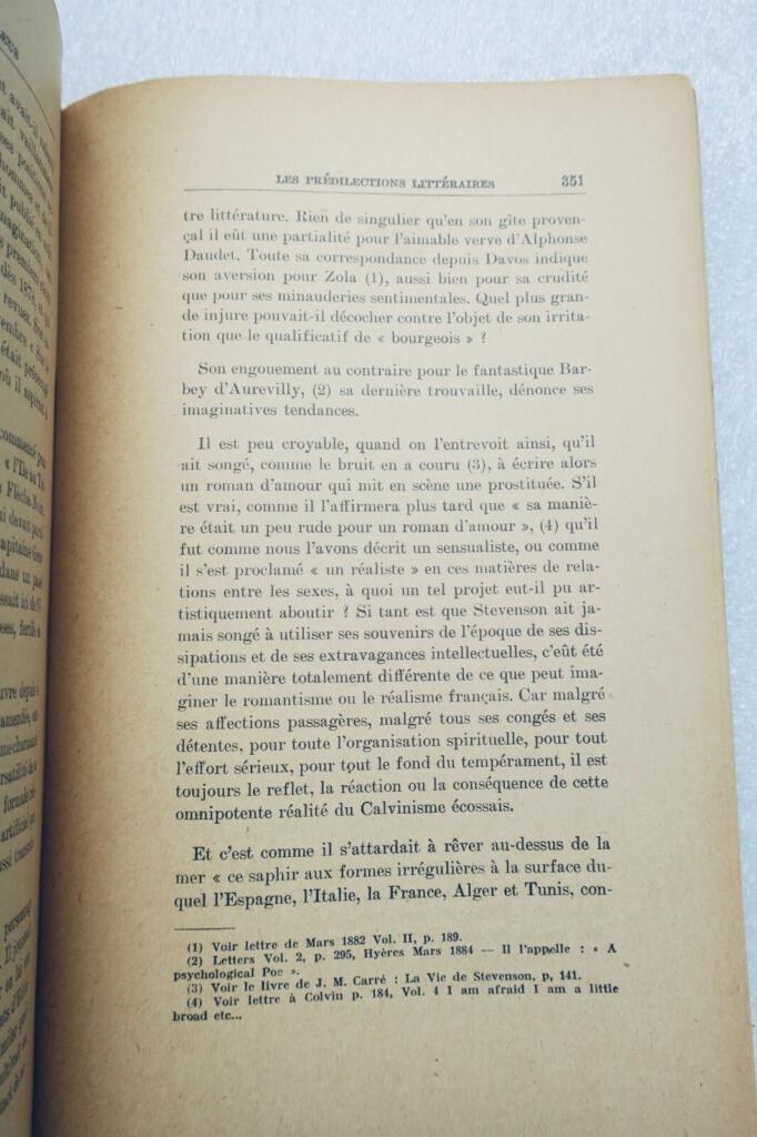 Stevenson's Literary Calling and Life Path
