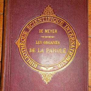 Voix organes de la parole 1885