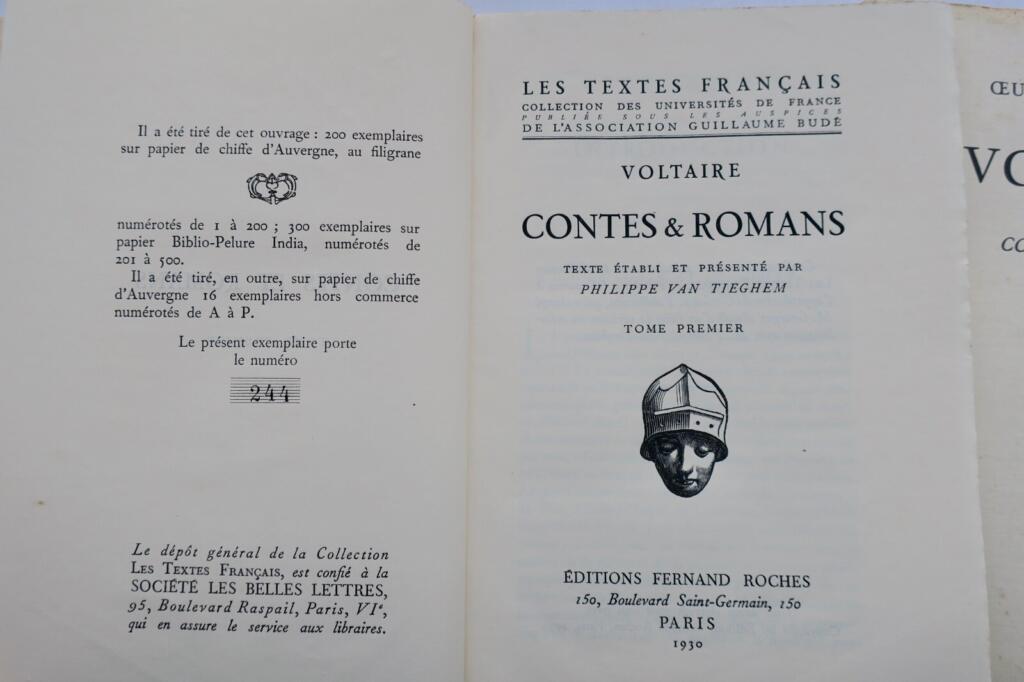 Voltaires Erzählungen & Romane auf India-Papier