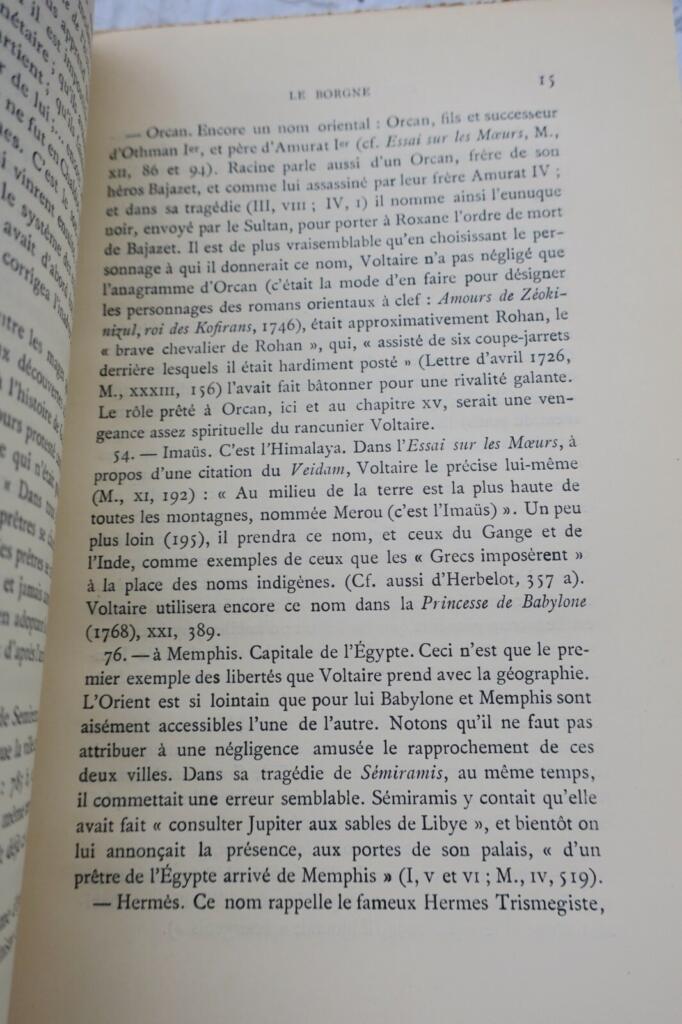 Critical edition of Voltaire's work