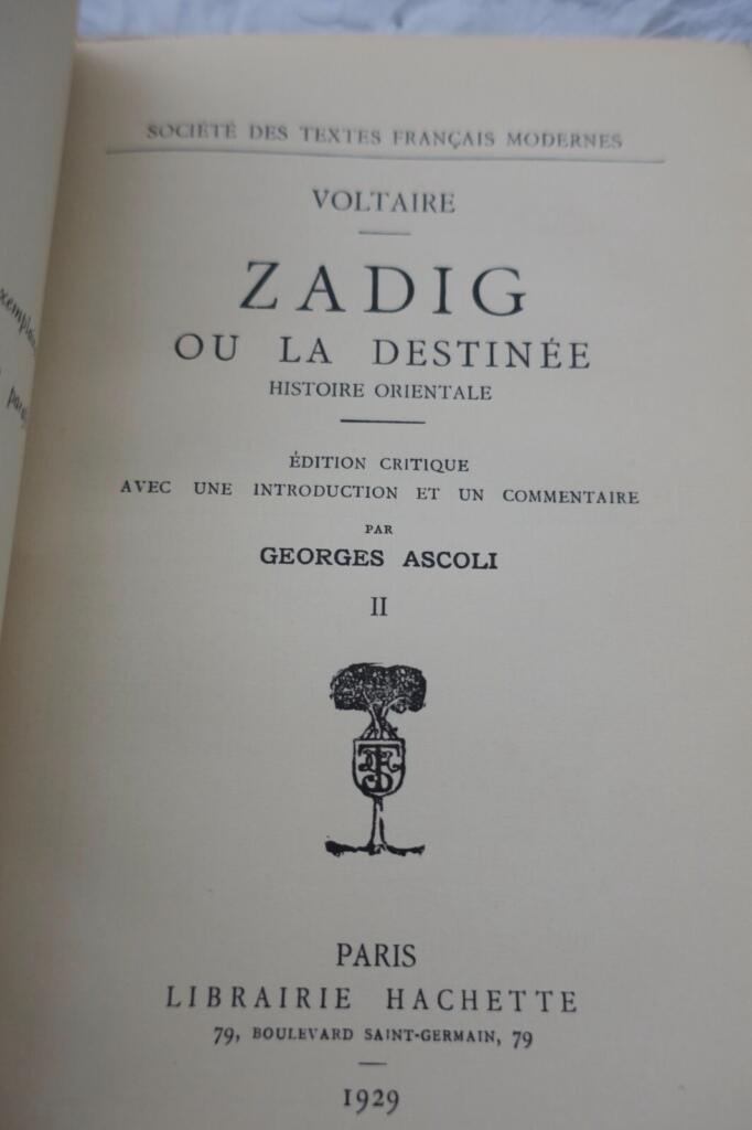 Critical edition of Voltaire's work