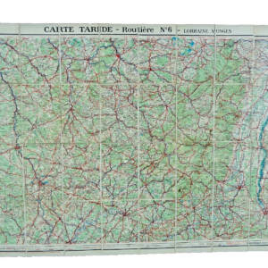 Vosges Carte Taride CARTE ROUTIERE N°6 - LORRAINE - VOSGES