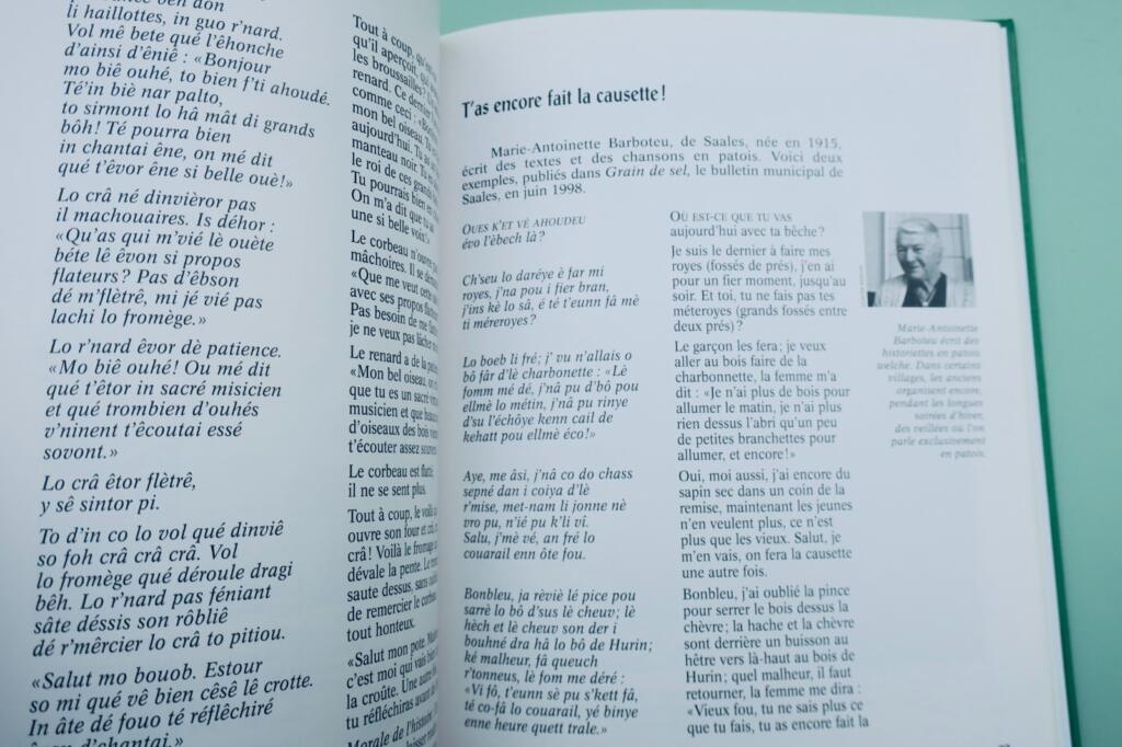 Menschen eines vosgischen Tals und dessen Dialekt