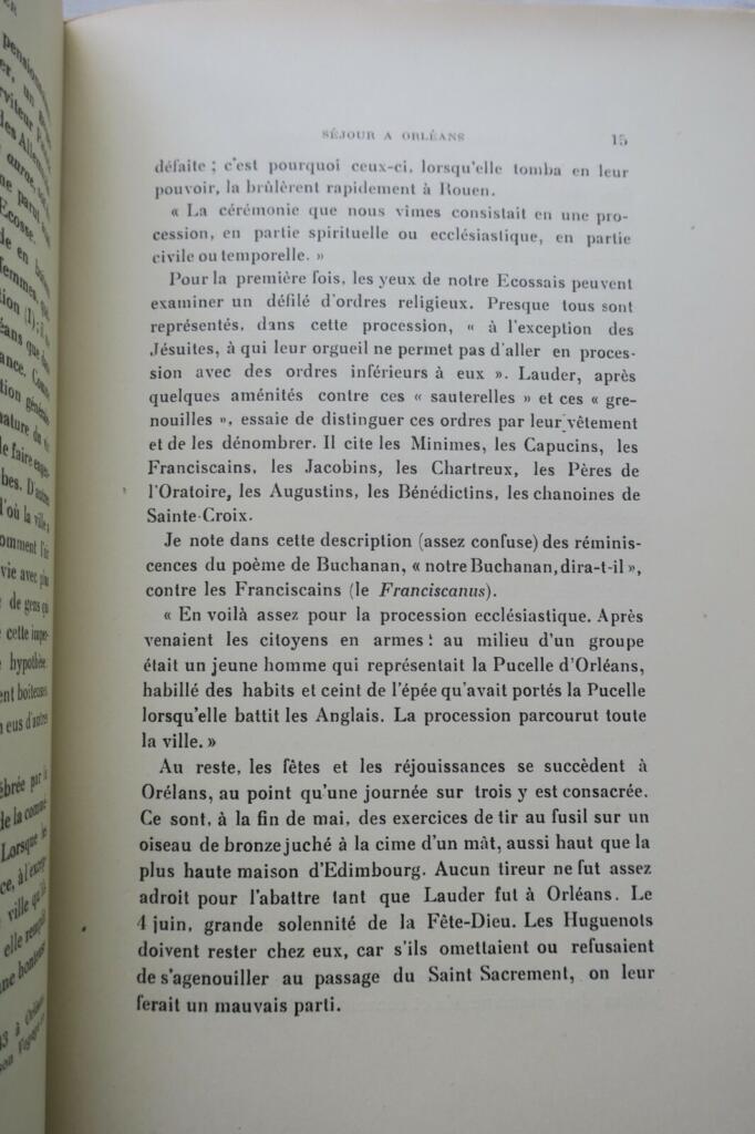 スコットランド学生のフランス紀行 1665-1666年
