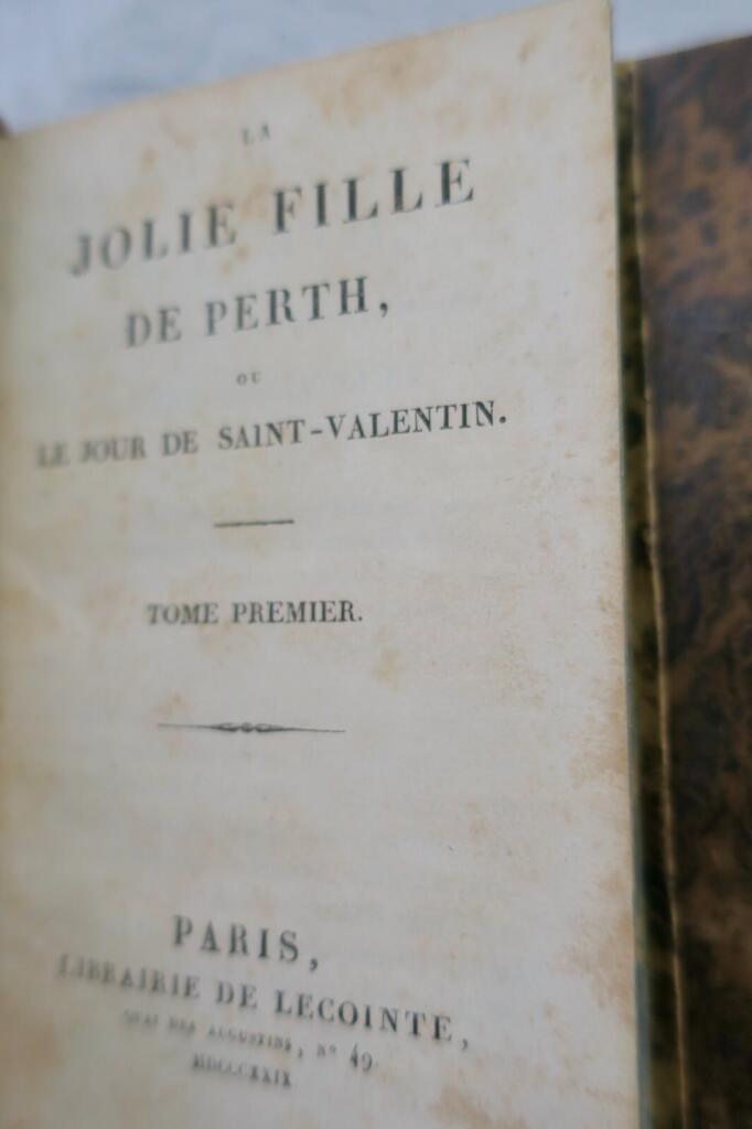 WALTER SCOTT La jolie fille de Perth 1829