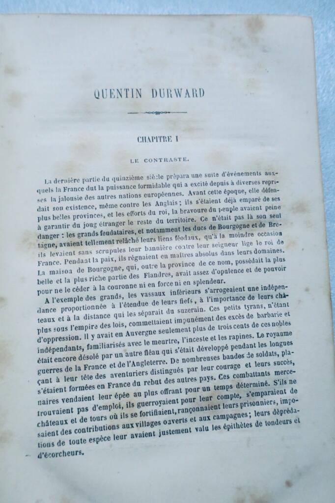 Quentin Durward von Walter Scott