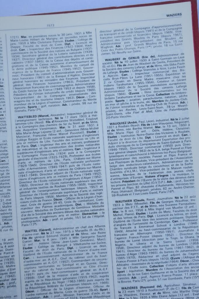 French biographical directory 1971-1972