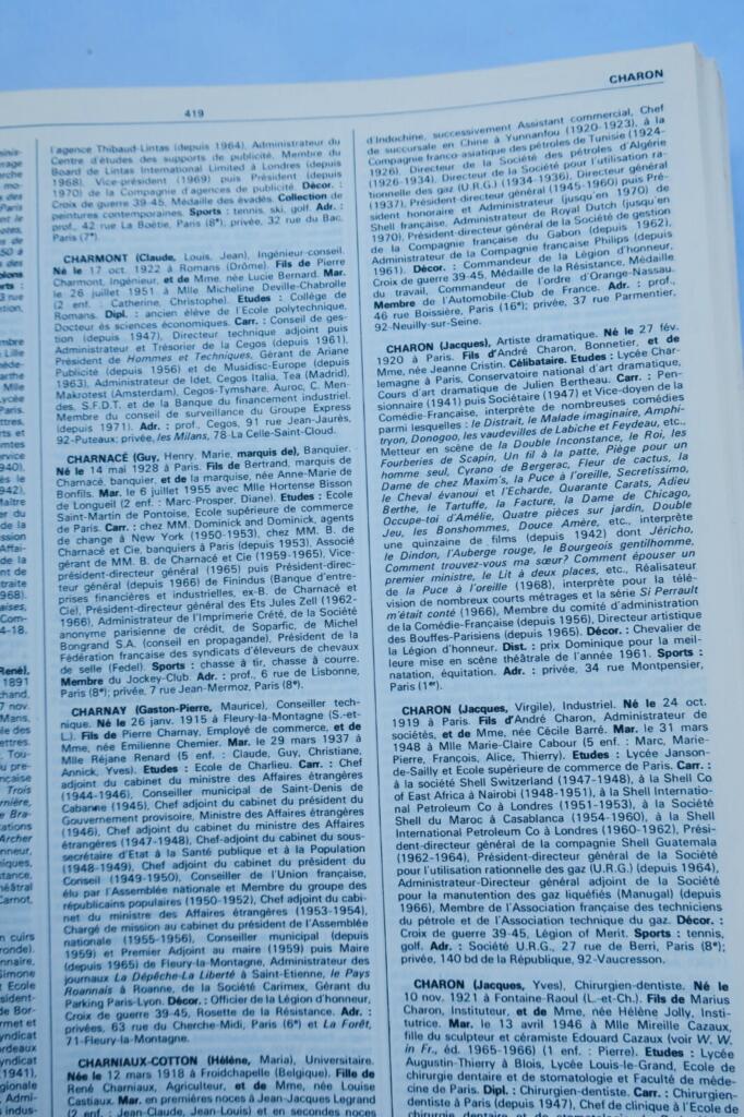 French biographical directory 1971-1972