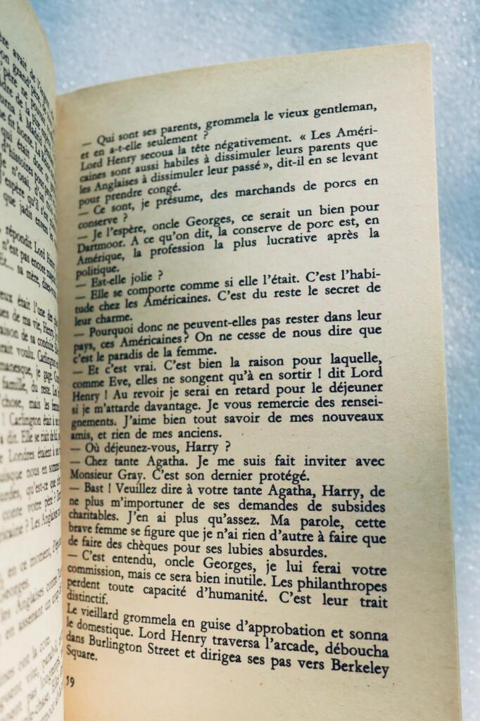 Wilde Oscar Le Portrait de Dorian Gray