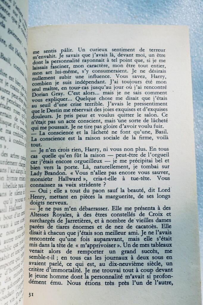 Wilde Oscar Le Portrait de Dorian Gray