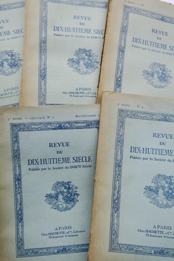 Komplette Zeitschrift des 18. Jahrhunderts (1913-1918)