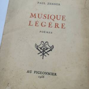 Zenner musique légère + dédicace