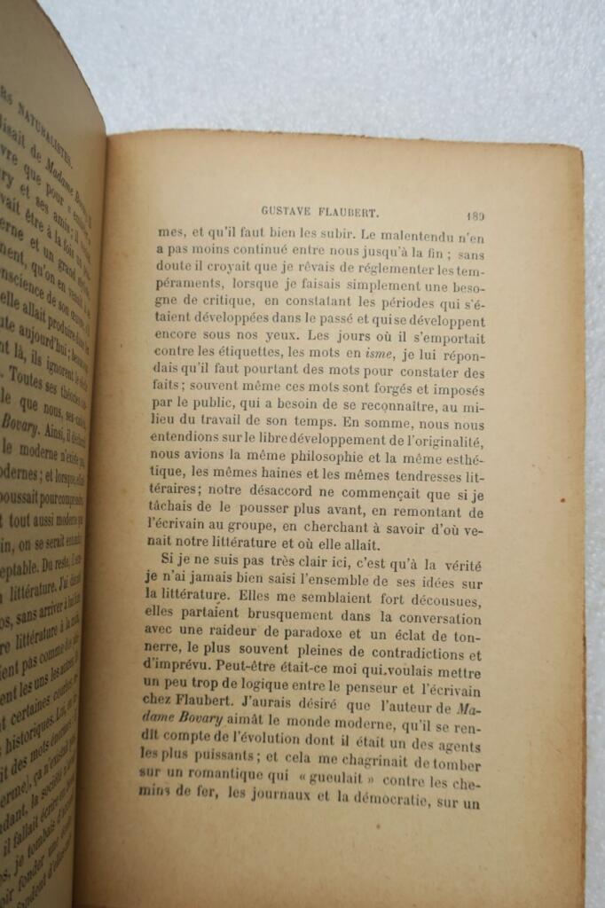 ZOLA (Emile) Les romanciers naturalistes Bibliothèque-Charpentier 1895