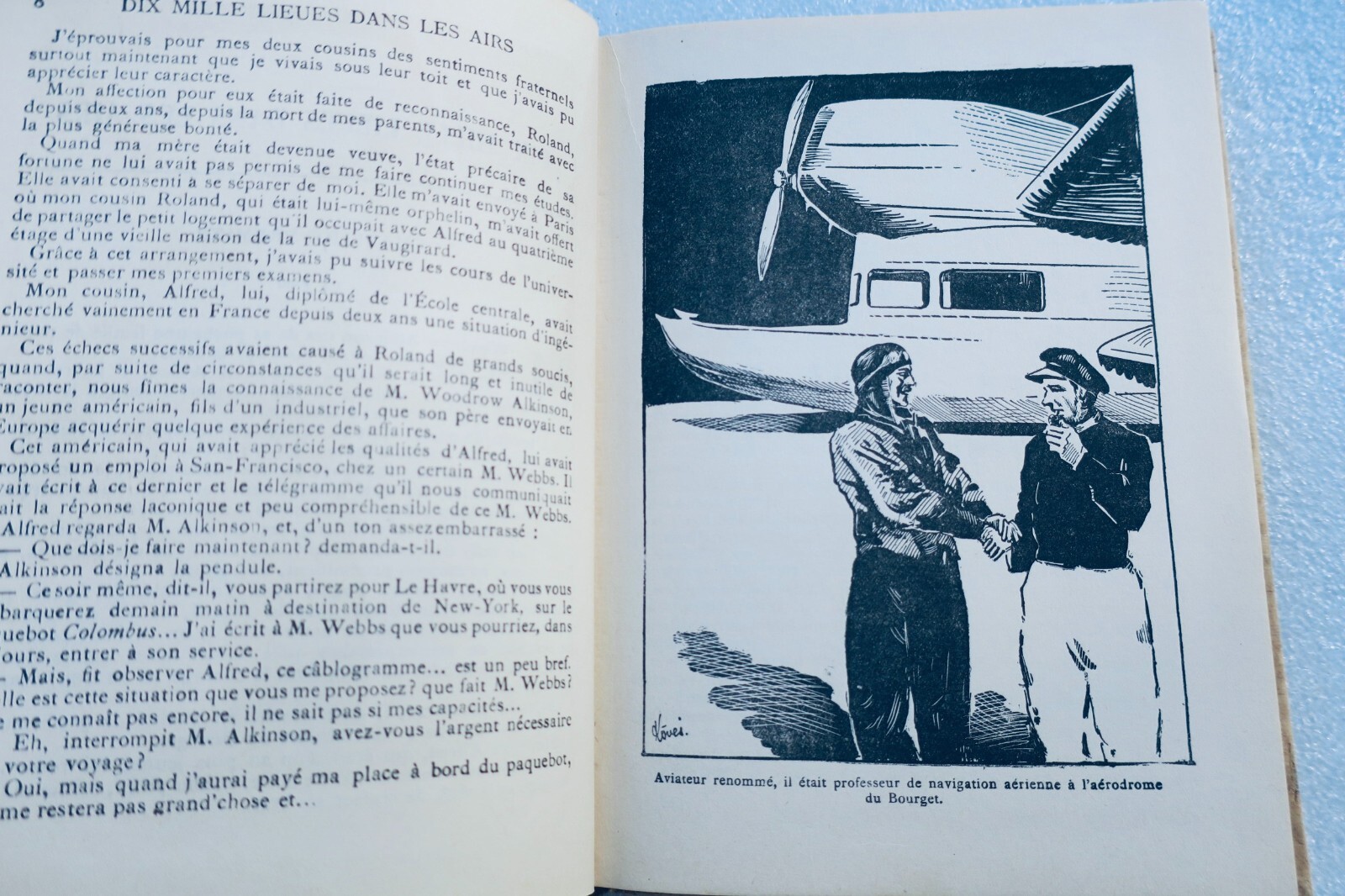 Zehntausend Meilen durch die Luft<span class="lla-card-orig-wrap"><span class="lla-card-orig">❦ 10.000 LIEUES DANS LES AIRS – HANSTEIN O. – 1929</span></span> - La Librairie Antique