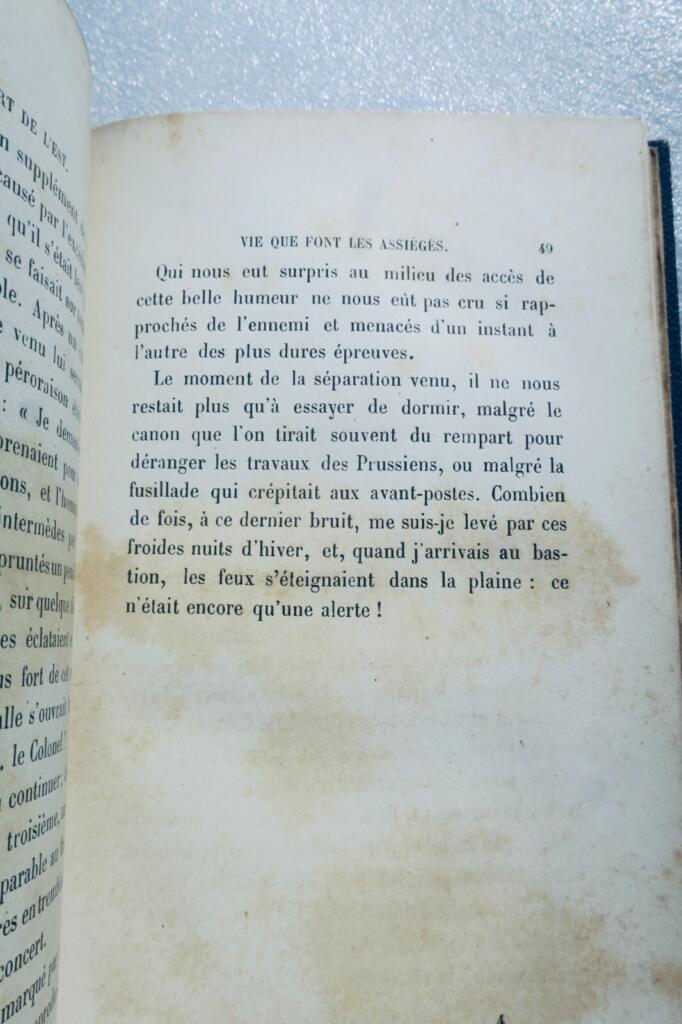 1870 Fort de l'Est Feldkaplan Erinnerungen