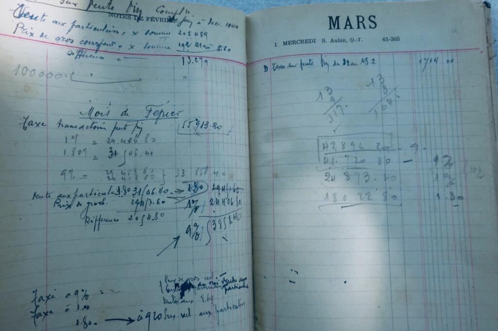 1944 Guerre agenda de bureau pour 1944