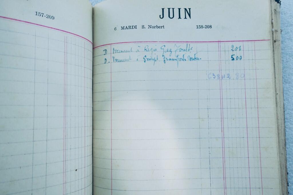 1944 Guerre agenda de bureau pour 1944