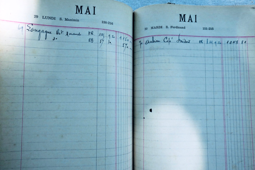 1944 Office Agenda with Canvas Binding