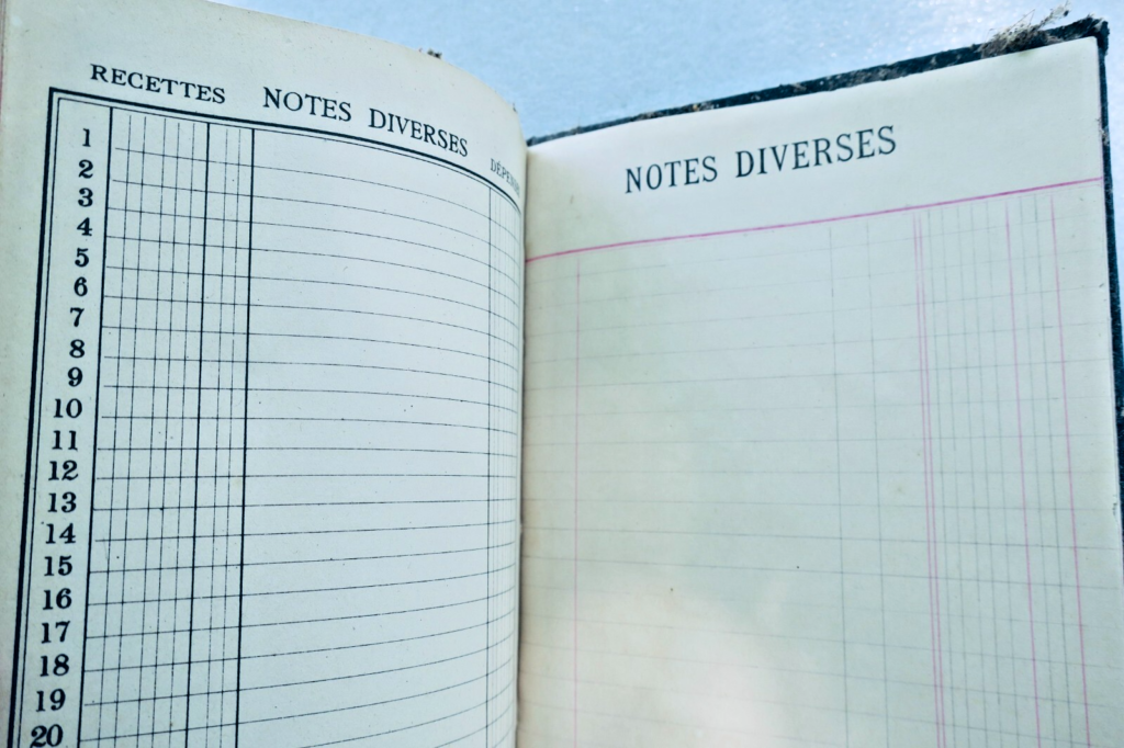 1944 Office Agenda with Canvas Binding