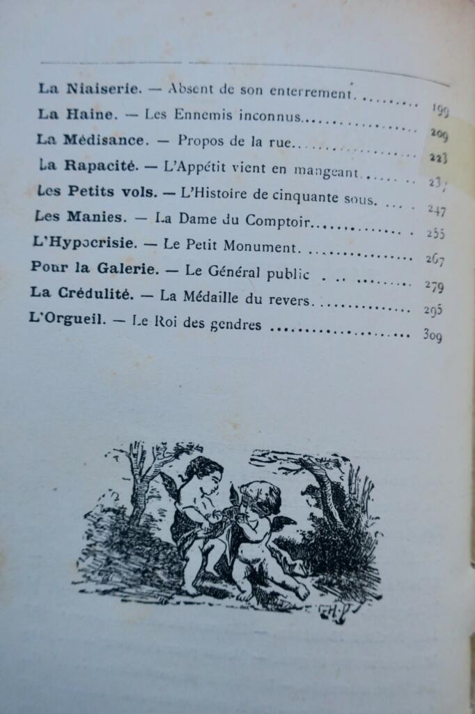Kleine Komödien des Lasters mit Illustrationen von Benassit