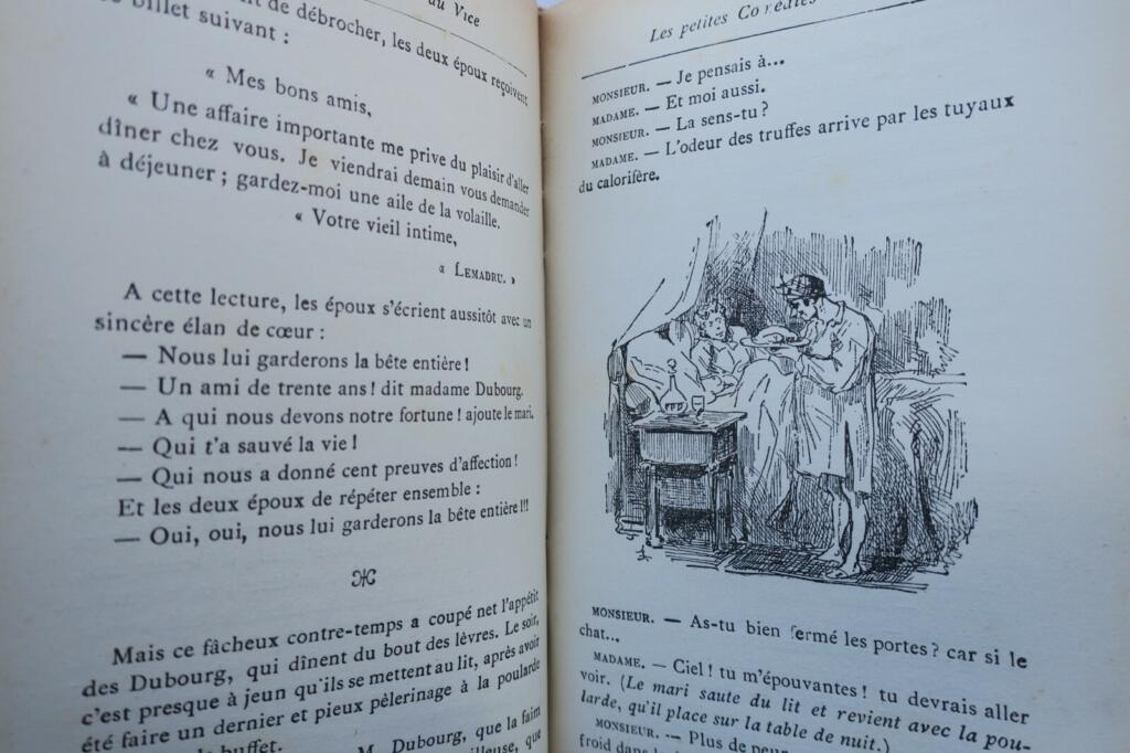 Kleine Komödien des Lasters mit Illustrationen von Benassit