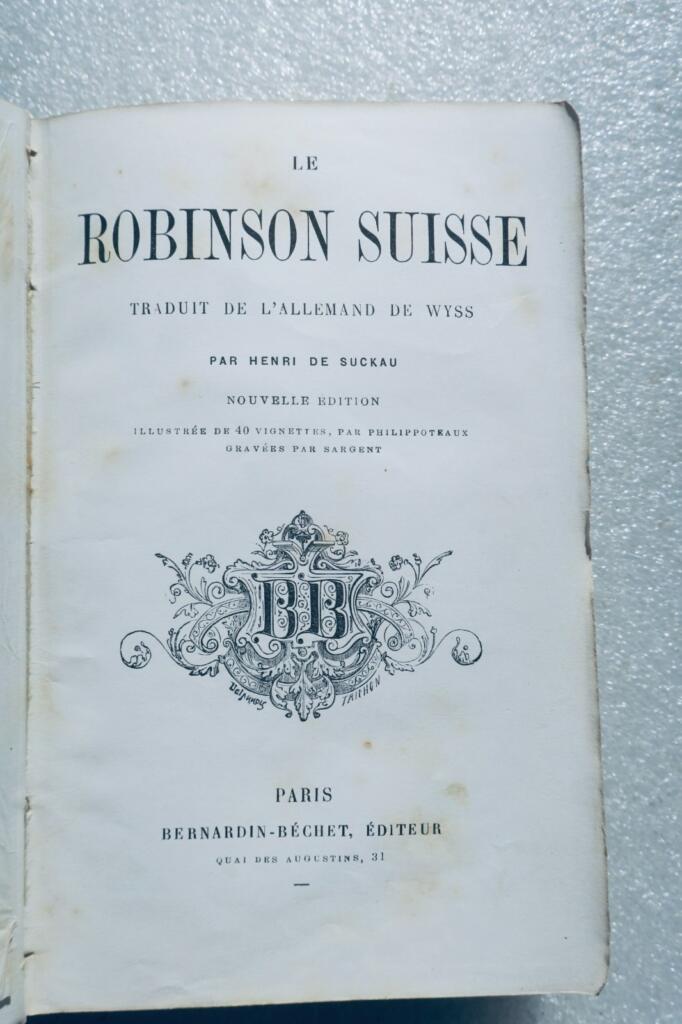 WYSS Le Robinson suisse ill. Philippoteaux