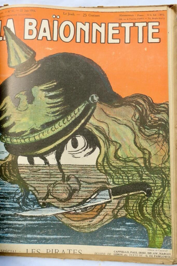 Illustriertes Werk über Kriegsthemen