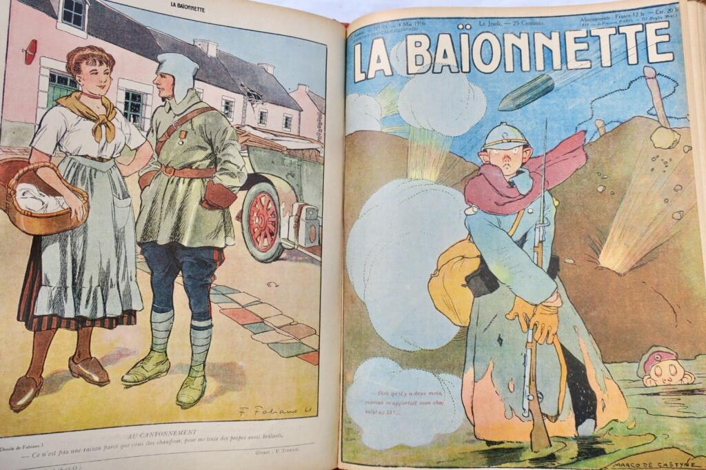 Illustriertes Werk über Kriegsthemen