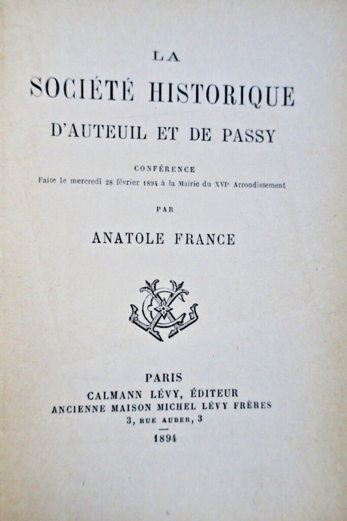 Three political discourses by Anatole France