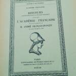 A. François-Poncet Discours prononcés dans la séance publique 1953