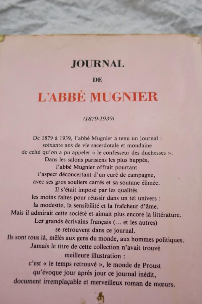 Tagebuch des Abbé Mugnier 1879-1939