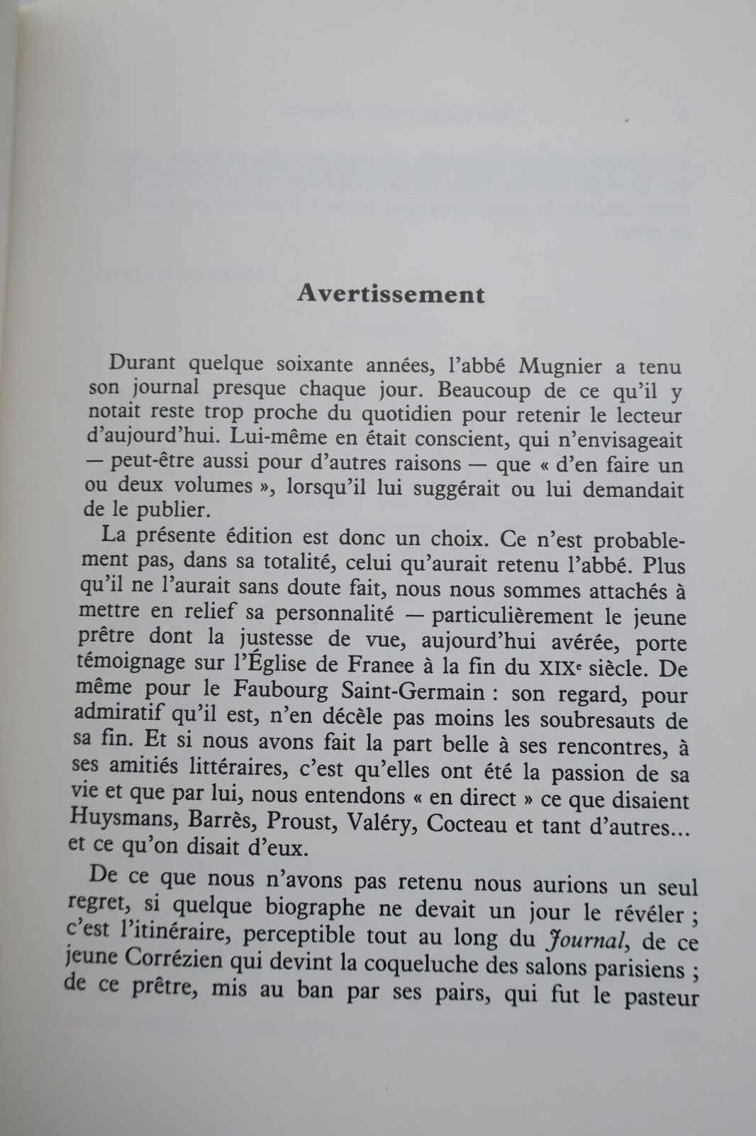 Abbé Mugnier Journal de l'Abbé Mugnier 1879-1939 - Image 3