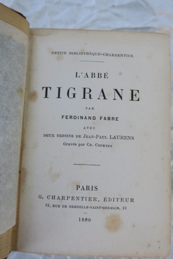 abbé TIGRANE 1880